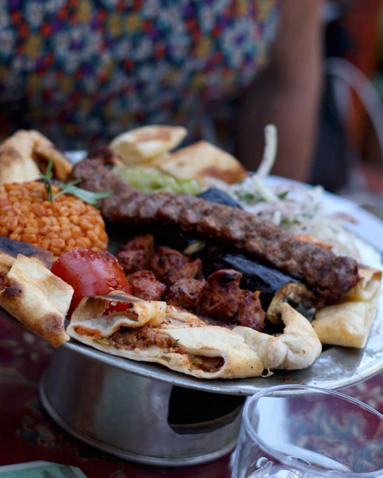 Türkisches Adana Kebap Gericht